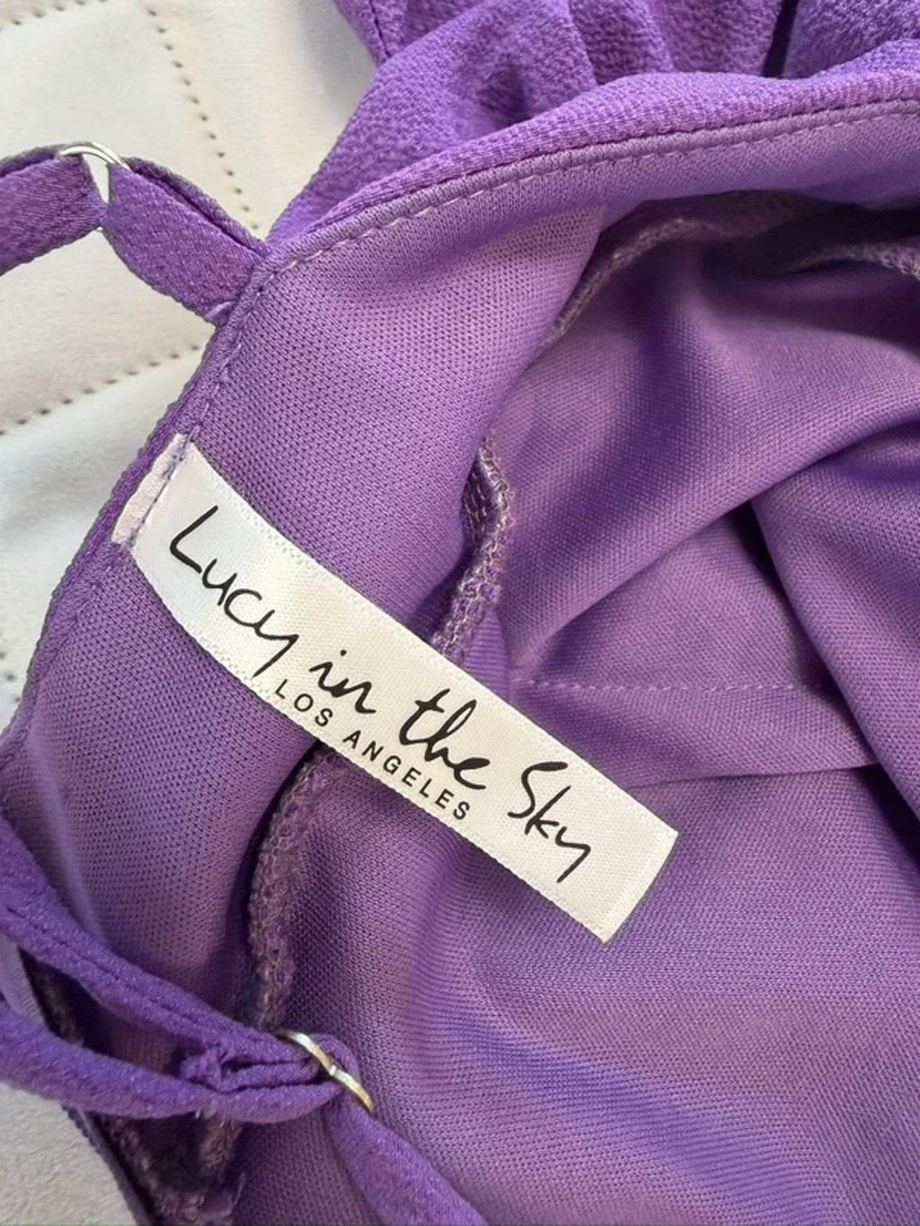 Lucy In The Sky LA Purple Mini Dress / Skort XS