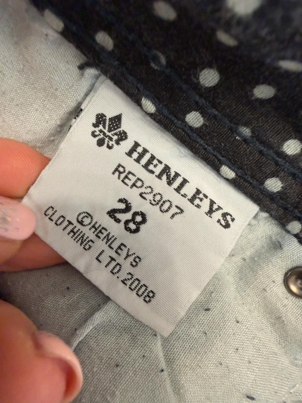 Henley’s Luxury Premium Embellished Denim Mid Rise Jeans XS