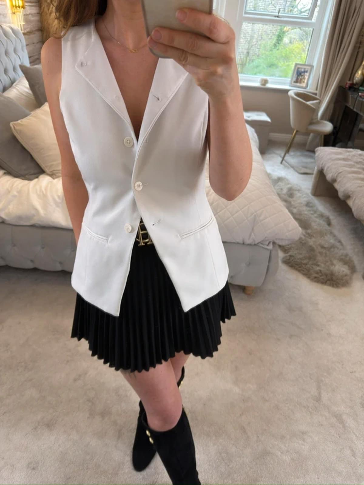 Primark Off White Waistcoat XS