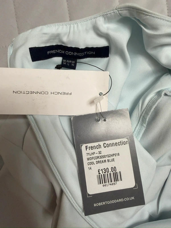 BNWT French Connection Light Blue Midi Dress 14