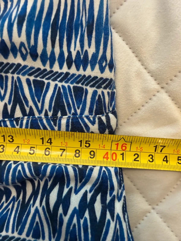 Monsoon Blue & White Embellished Jumpsuit 10