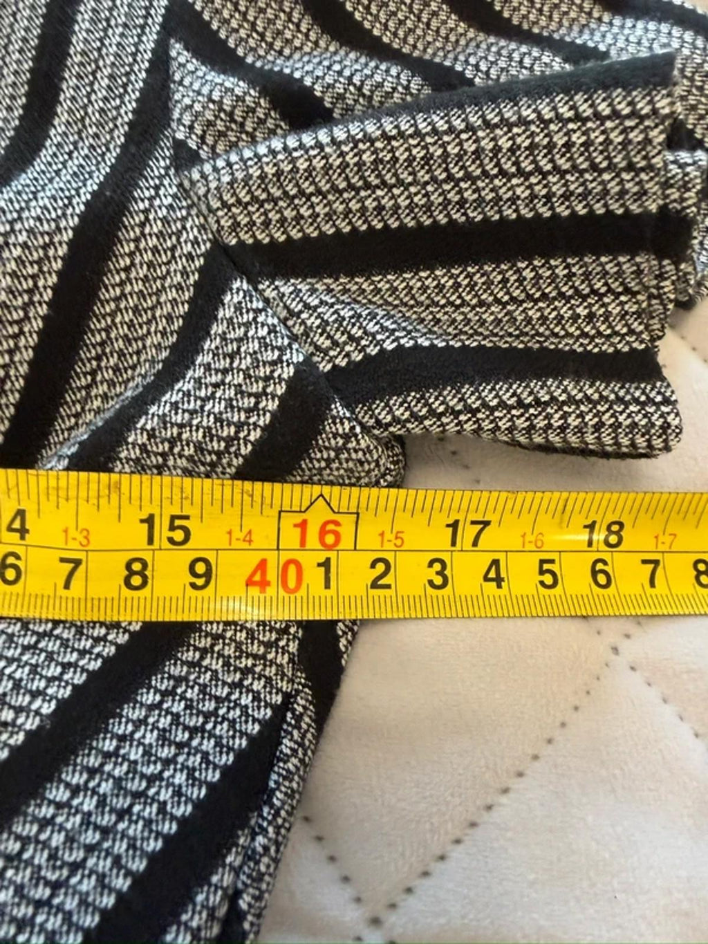 Oasis Black Striped Dress 8