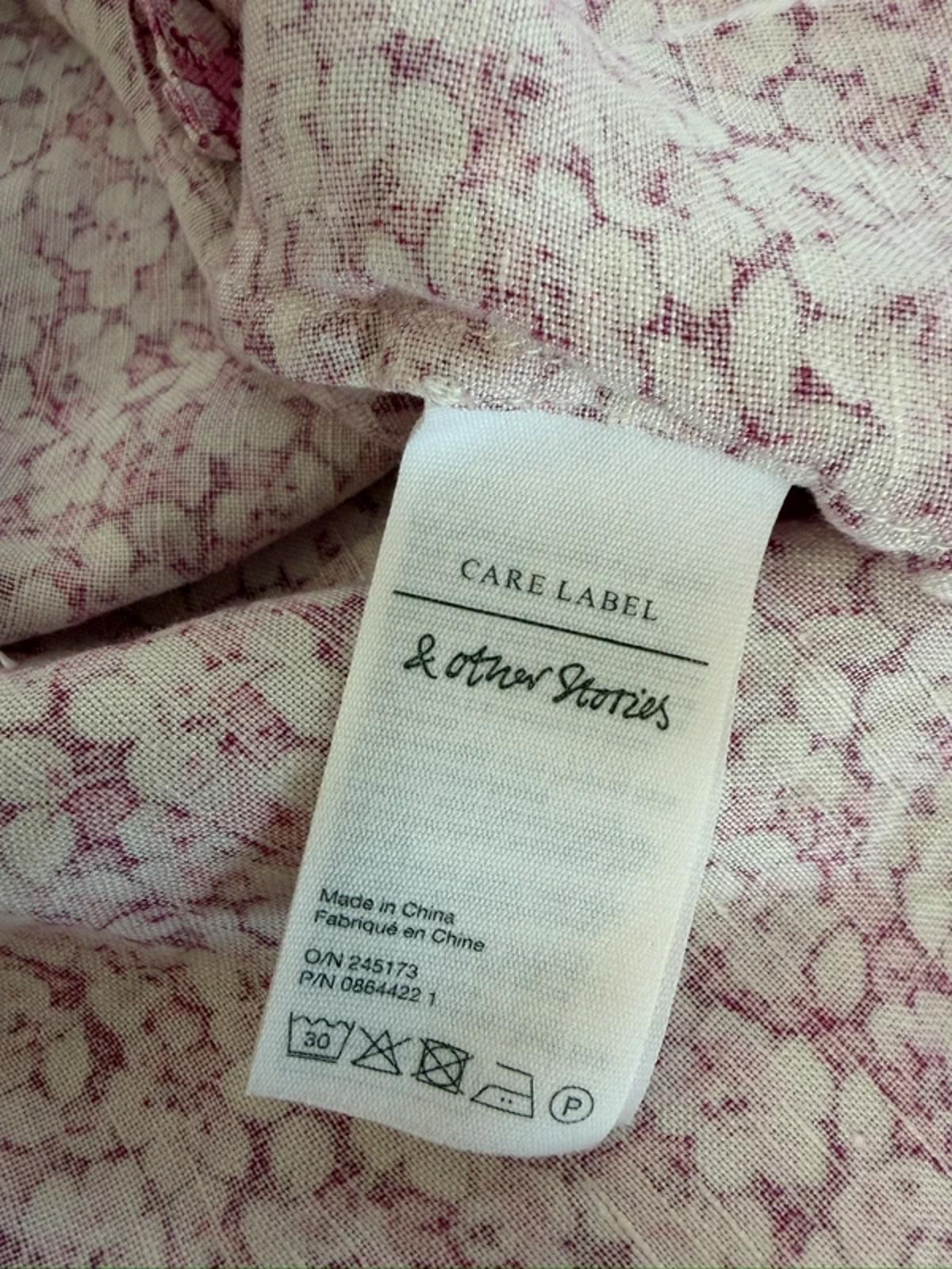 ⭐ Paris Atelier & Other Stories Pink Floral Mini Dress 6 ⭐