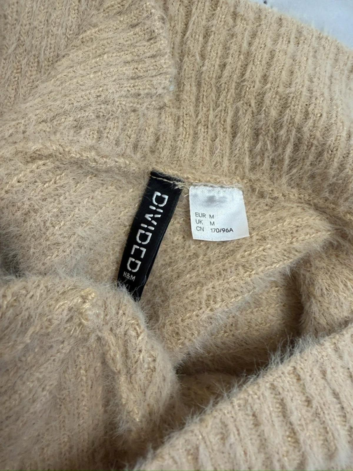 H&M Beige Fluffy Jumper Medium