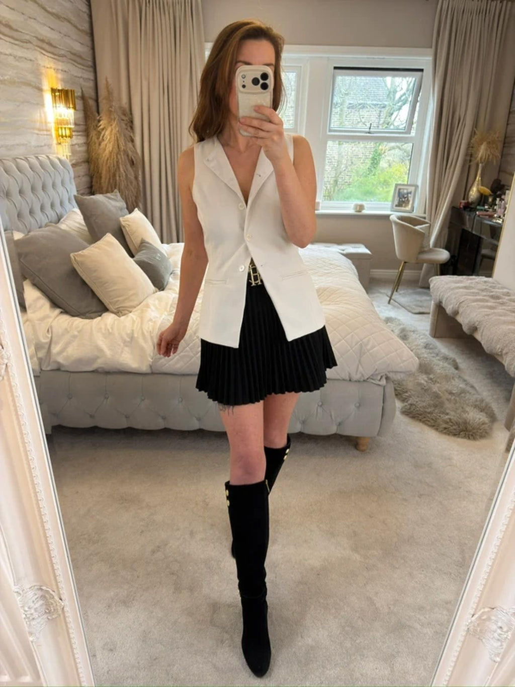 Primark Off White Waistcoat XS