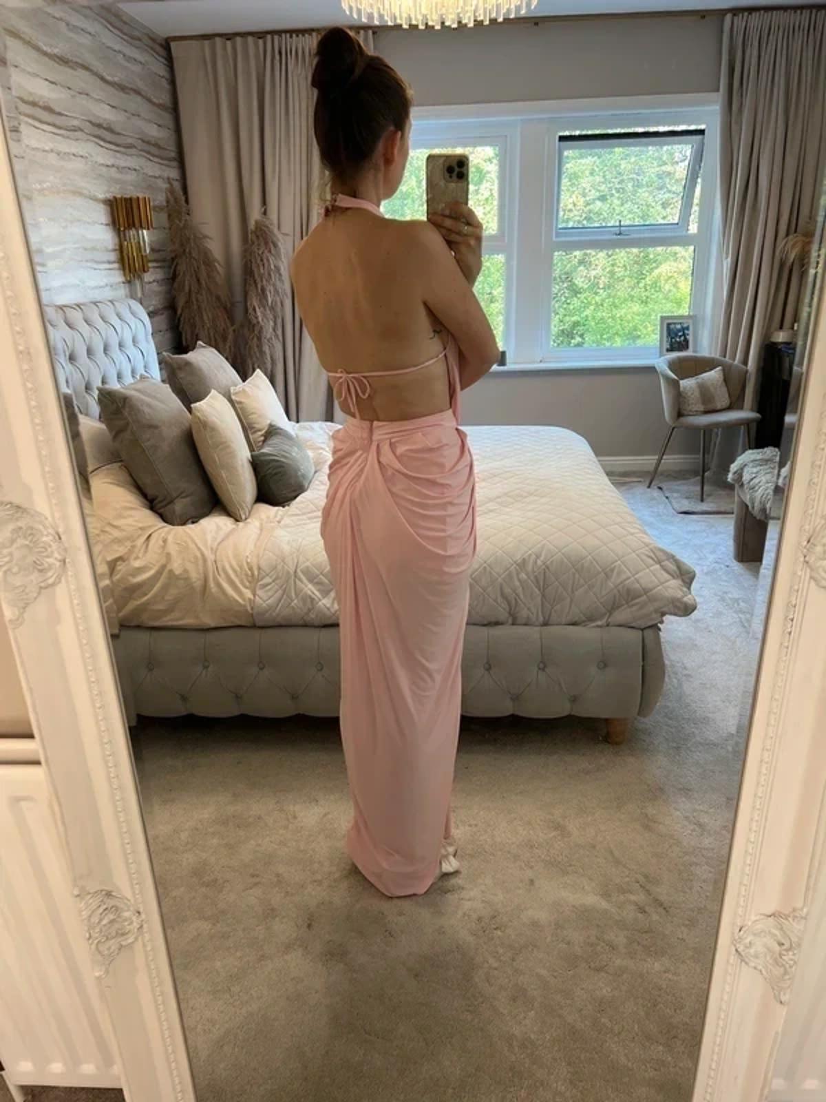 House of CB Pink Maxi Dress XS