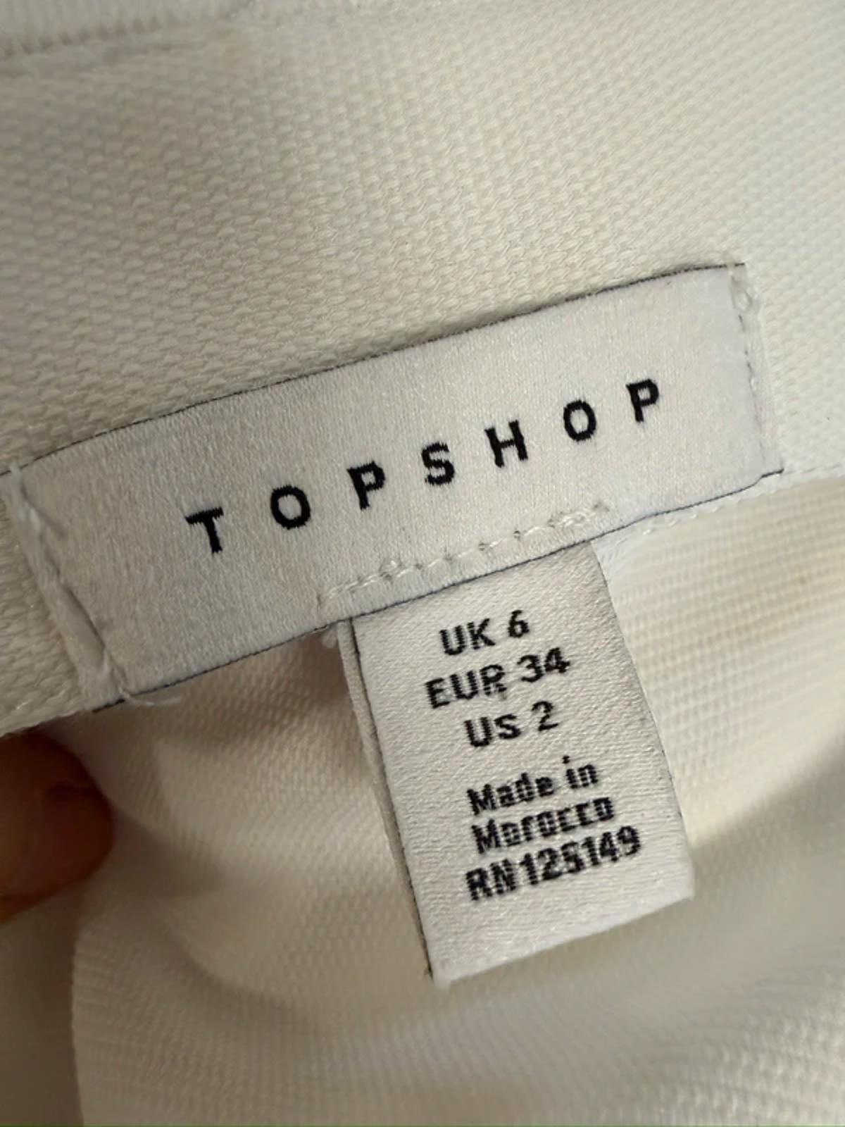 Topshop White Jumpsuit 6