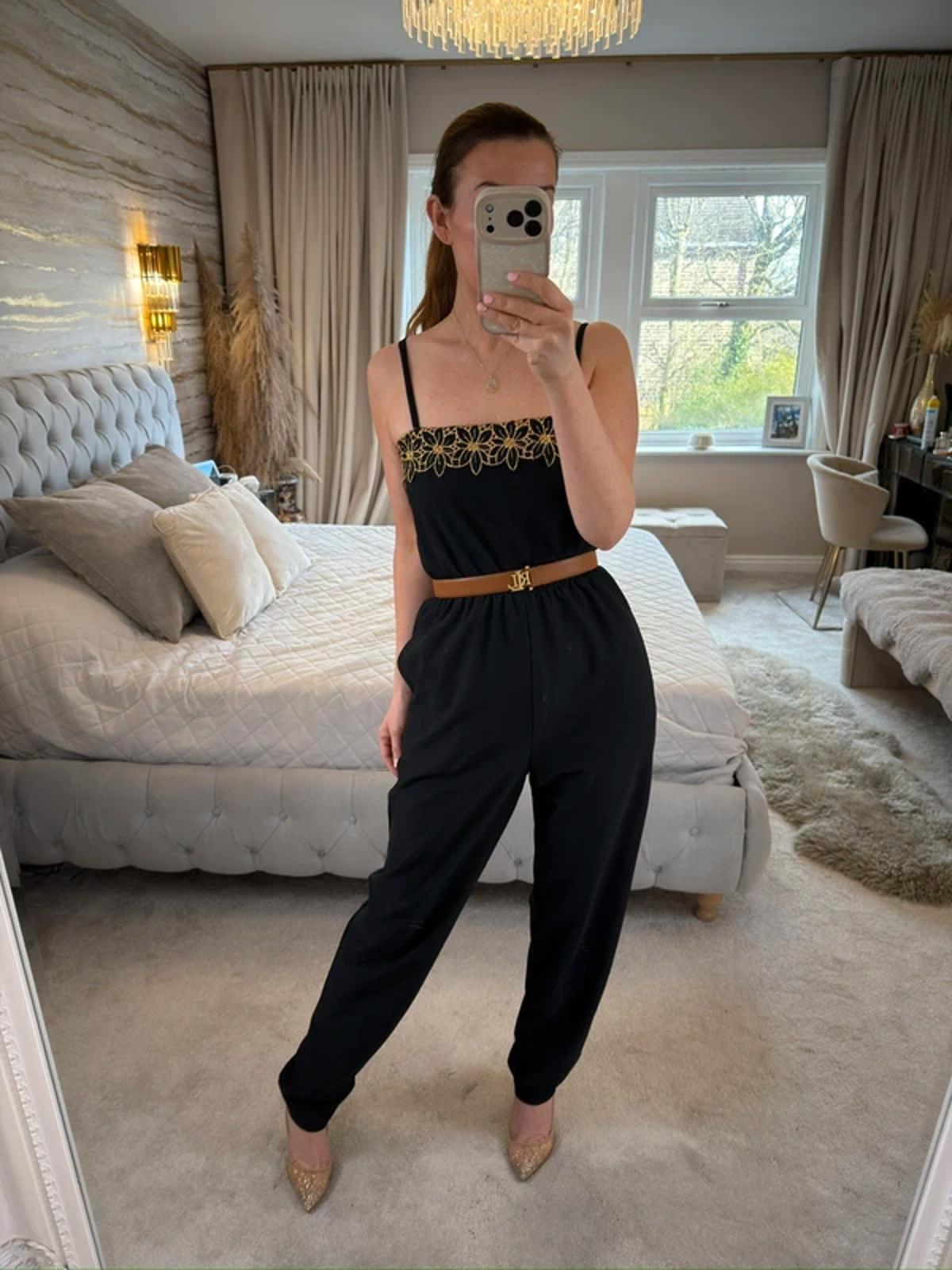 Vintage Mister Ant Black 70’s Jumpsuit 14