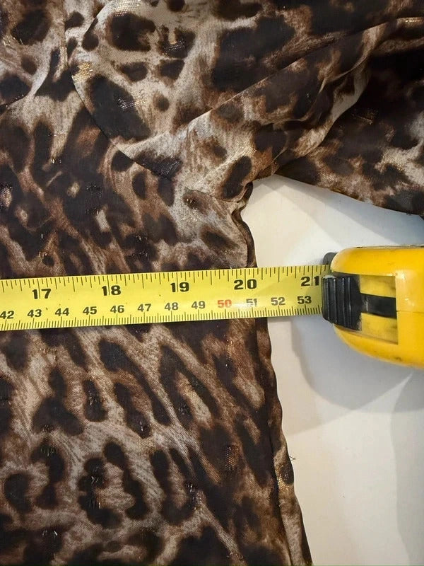 Sonder Studio Animal Print Blouse 12