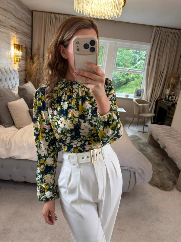 Oasis Multicoloured Floral Blouse Medium