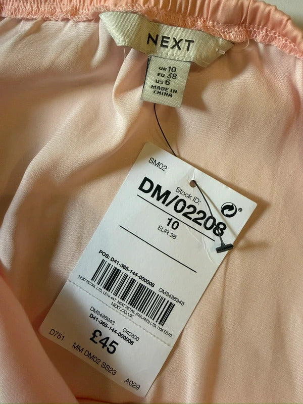 BNWT Next Orange / Pink Ombré Plait Maxi Dress 10