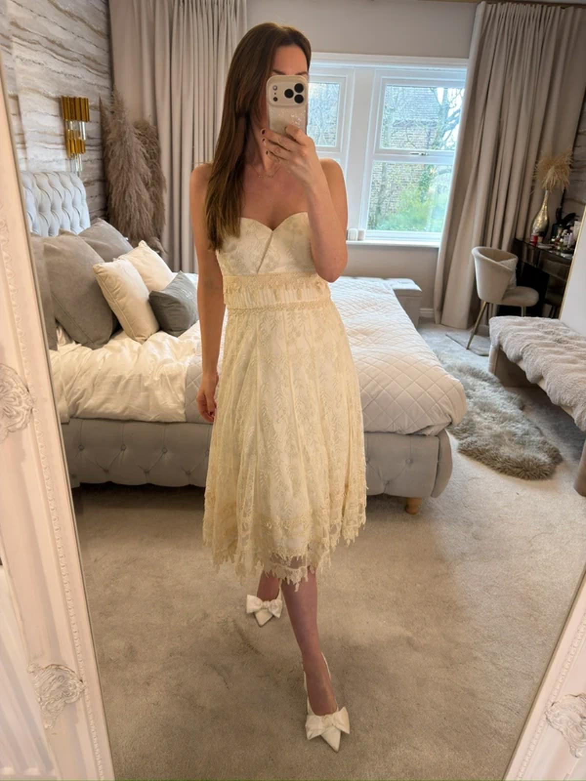 BNWT Coast Cream Lace Dress 12