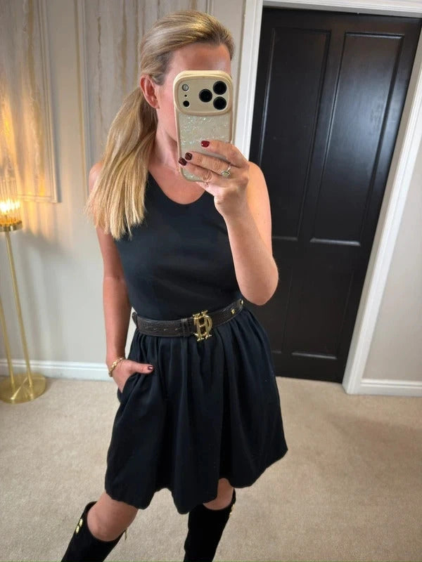 Vintage Kookai Black Mini Dress
