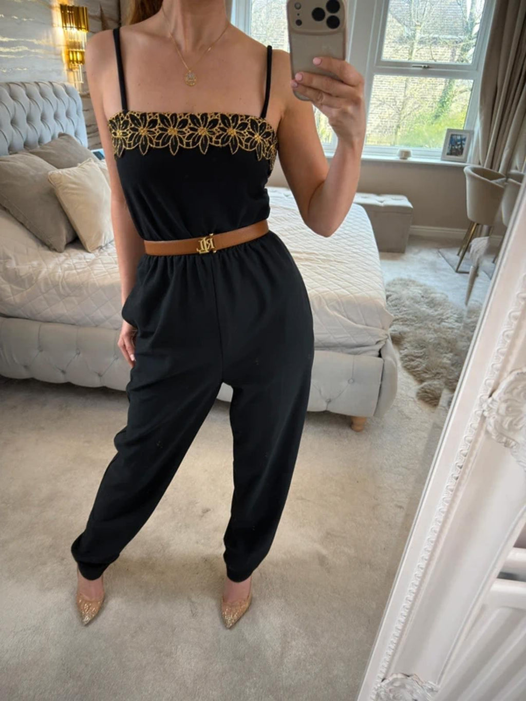 Vintage Mister Ant Black 70’s Jumpsuit 14