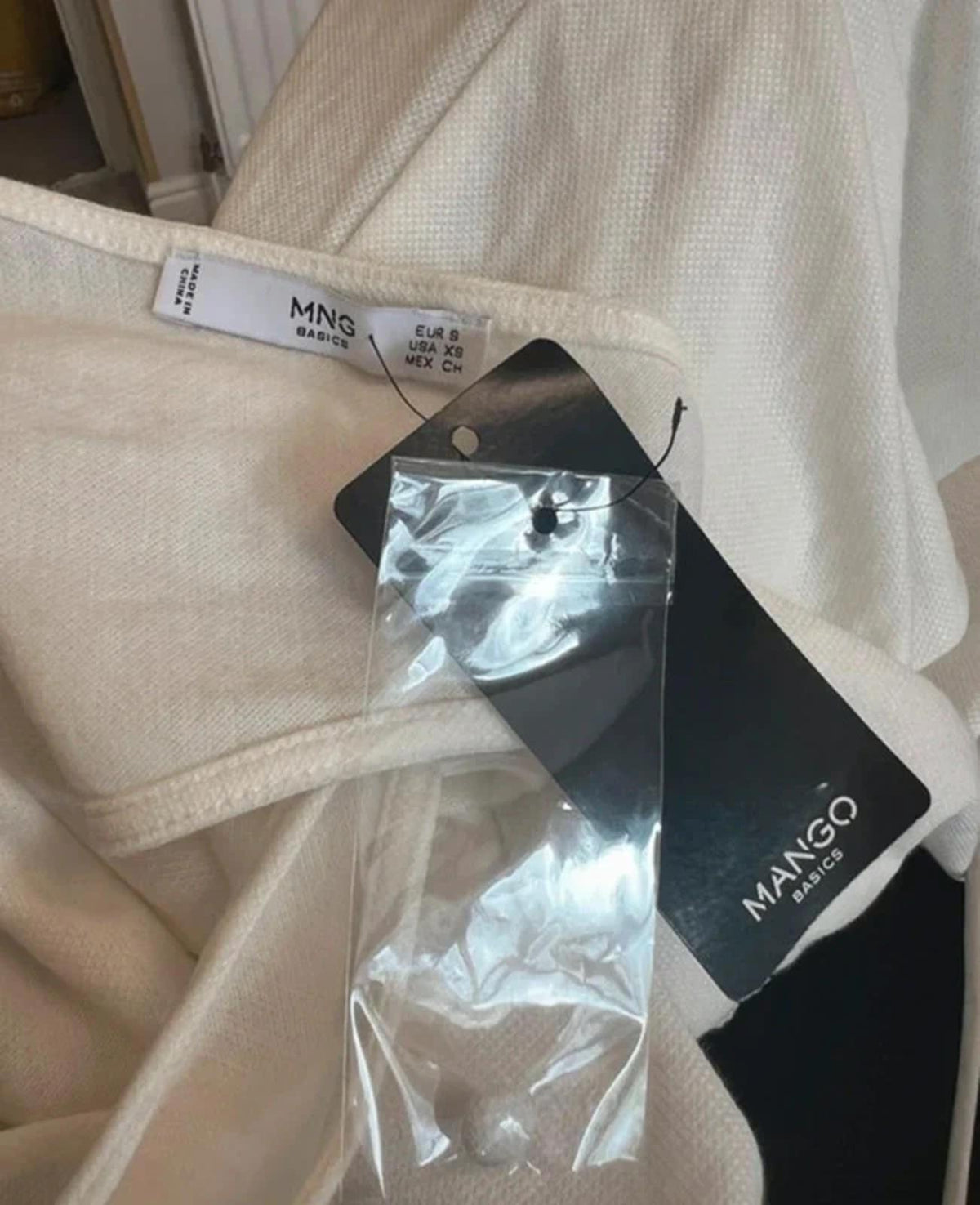 BNWT Mango Off White Mini Dress Small