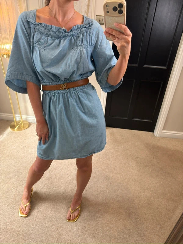 See By Chloe Denim Mini Dress 12
