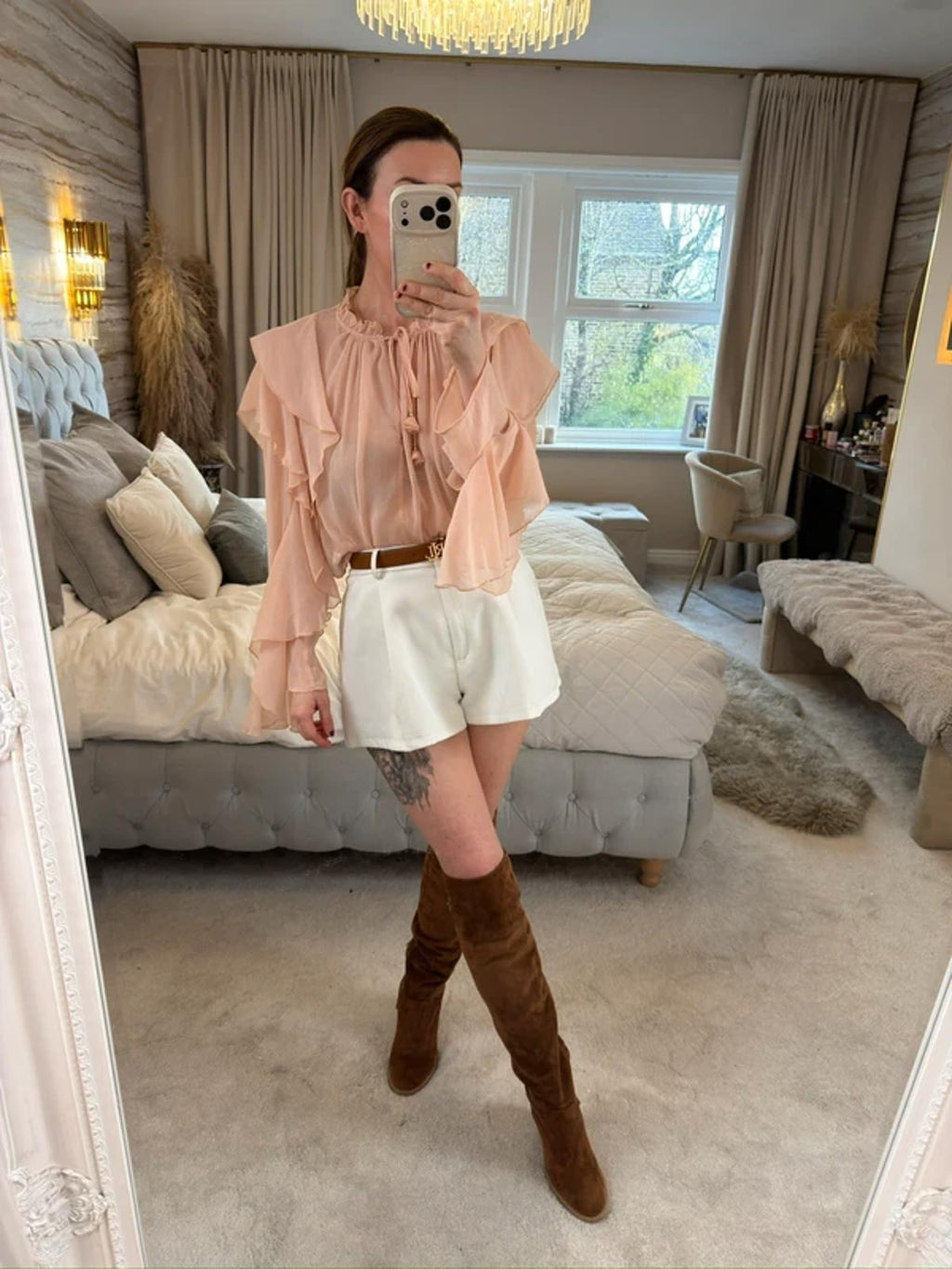 Pink Boho Frill Blouse 12