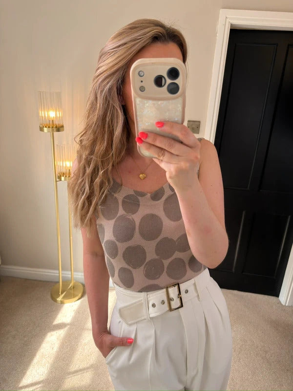 Kookai Dusky Pink Knitted Top Small