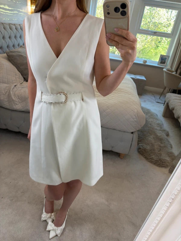 Ella Boo White Blazer / Blazer dress 8