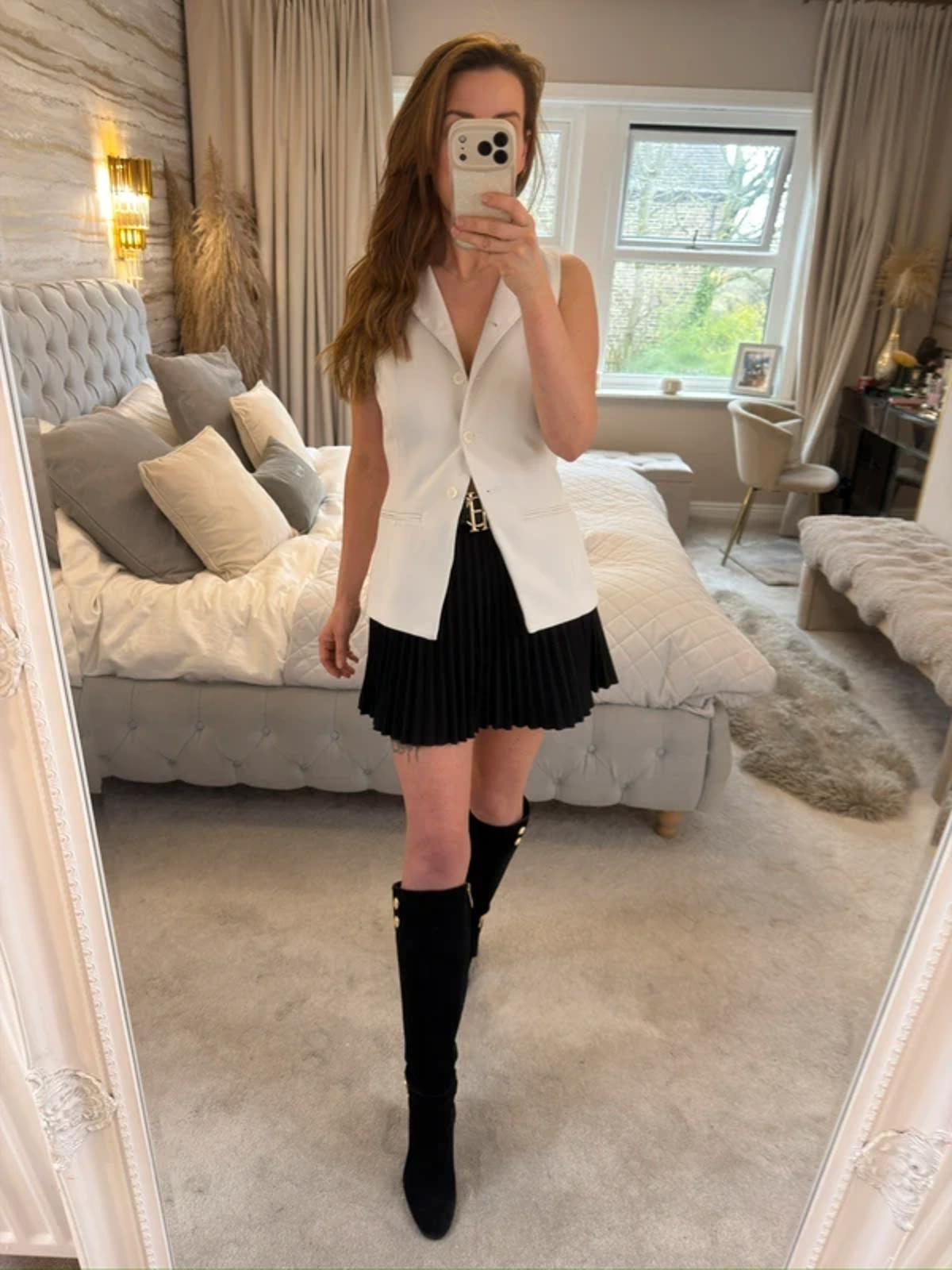 Primark Off White Waistcoat XS