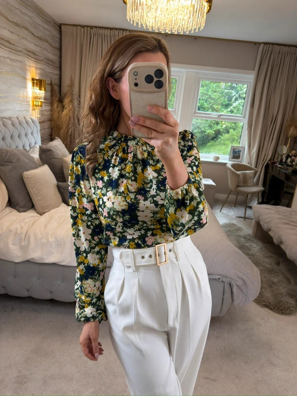 Oasis Multicoloured Floral Blouse Medium