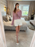 River Island Purple Crochet Cardigan 10
