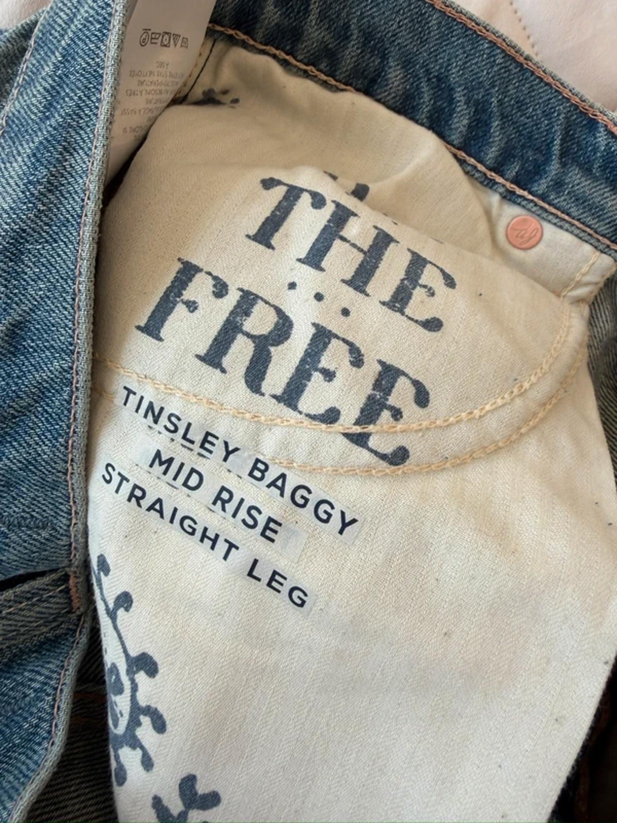 Free People Tinsley Baggy Straight Leg 10