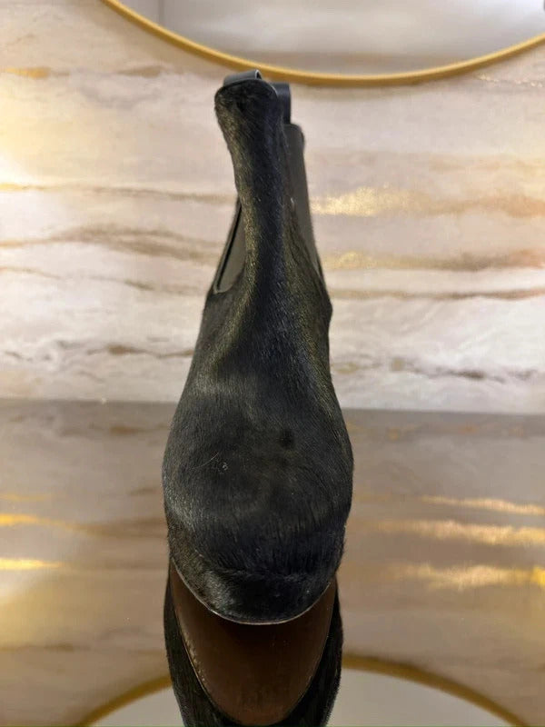 Hobbs London Pony Style Calfskin Heeled Chelsea Boots 7