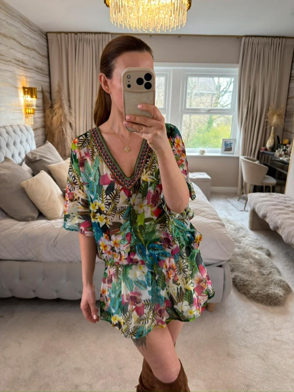 Floral Kaftan Debenhams Small