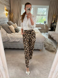 F&F Animal Print Belted Trouser 10