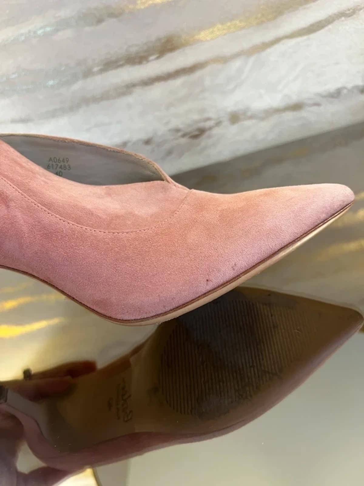 Boden Pink Suede Shoe Boots 40