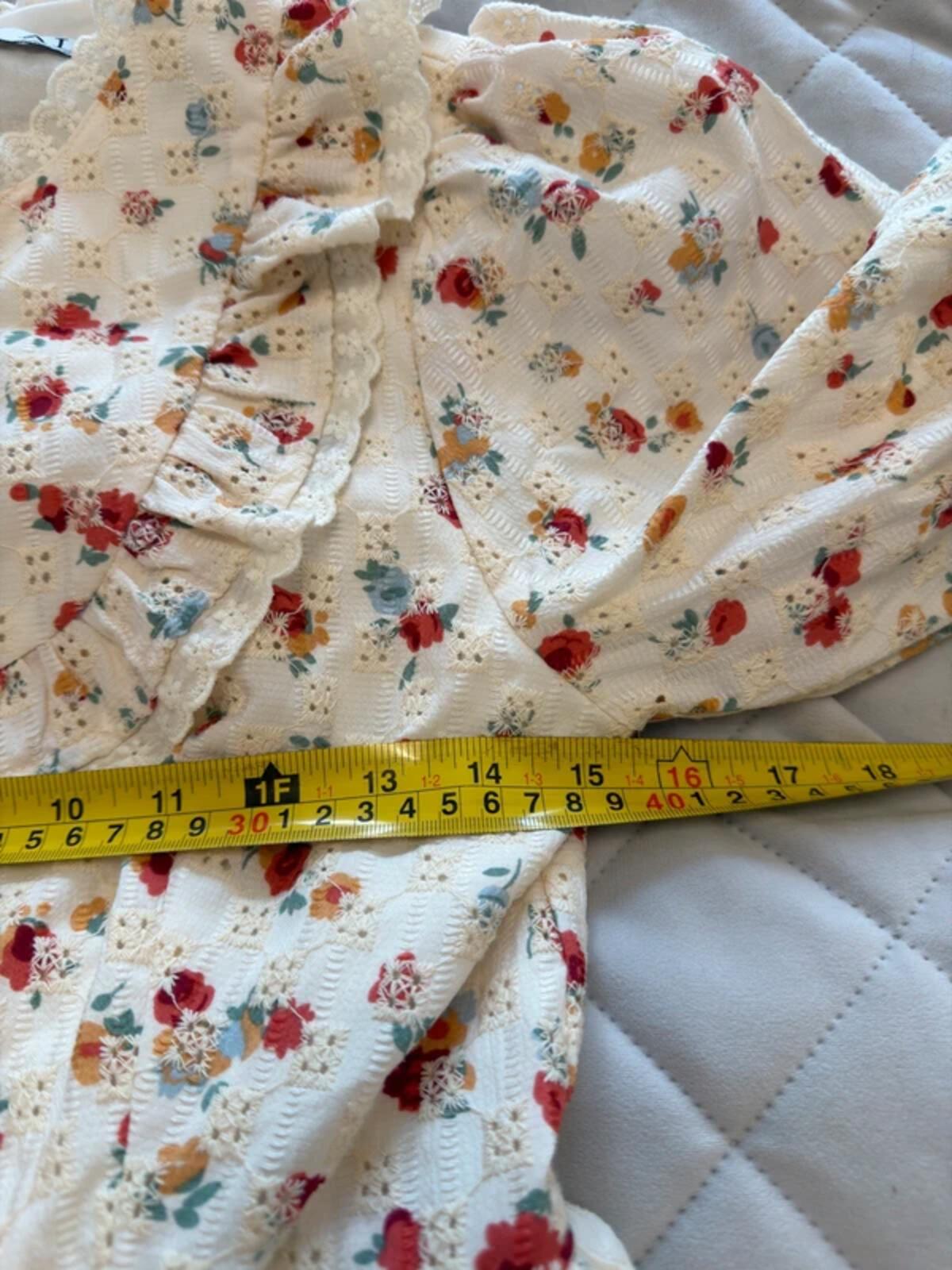BNWT Anne Louise Boutique Floral Frill Midi Dress 8