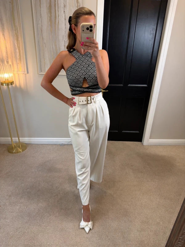BNWT Three Floor Monochrome Top Small