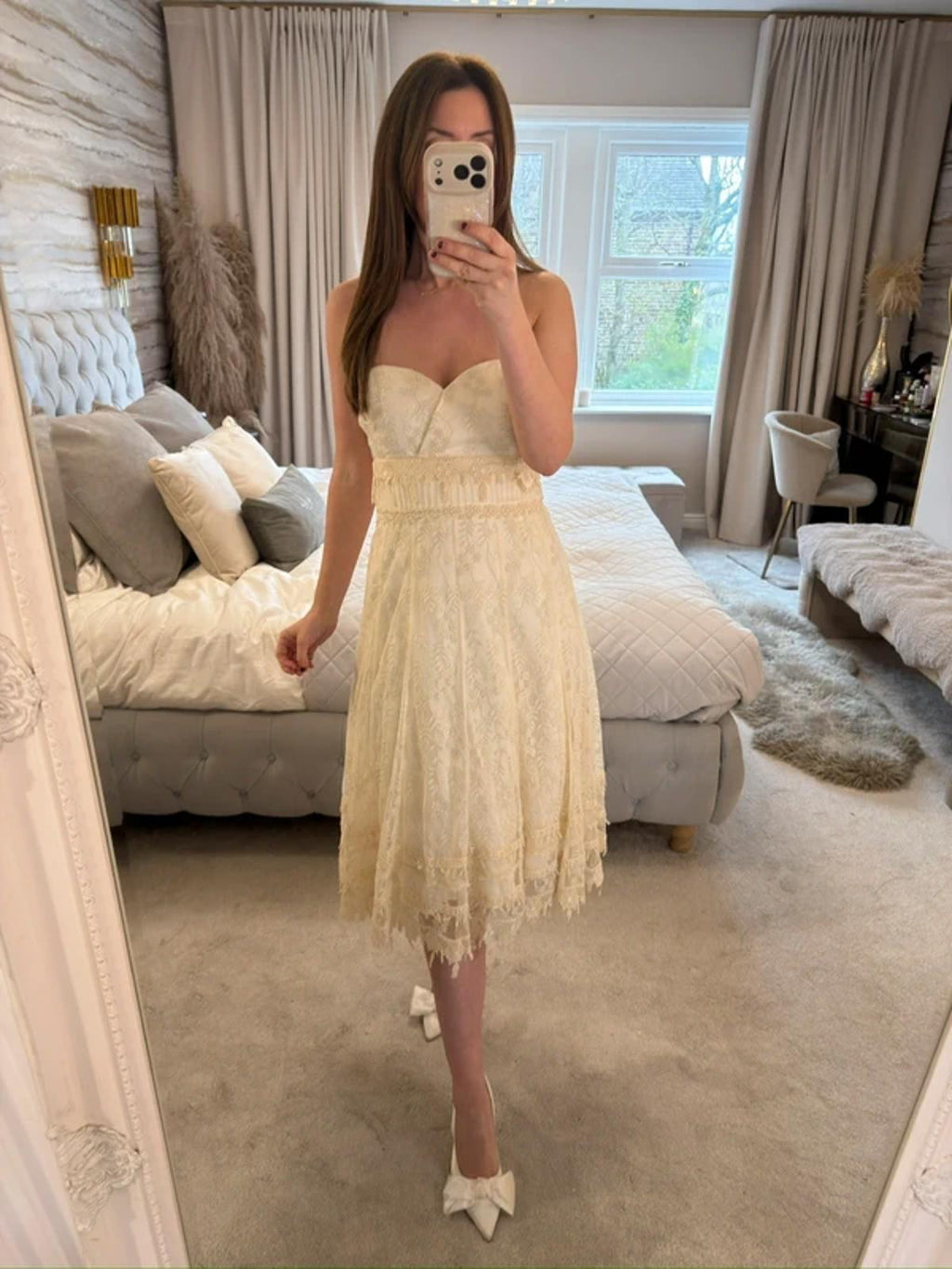 BNWT Coast Cream Lace Dress 12