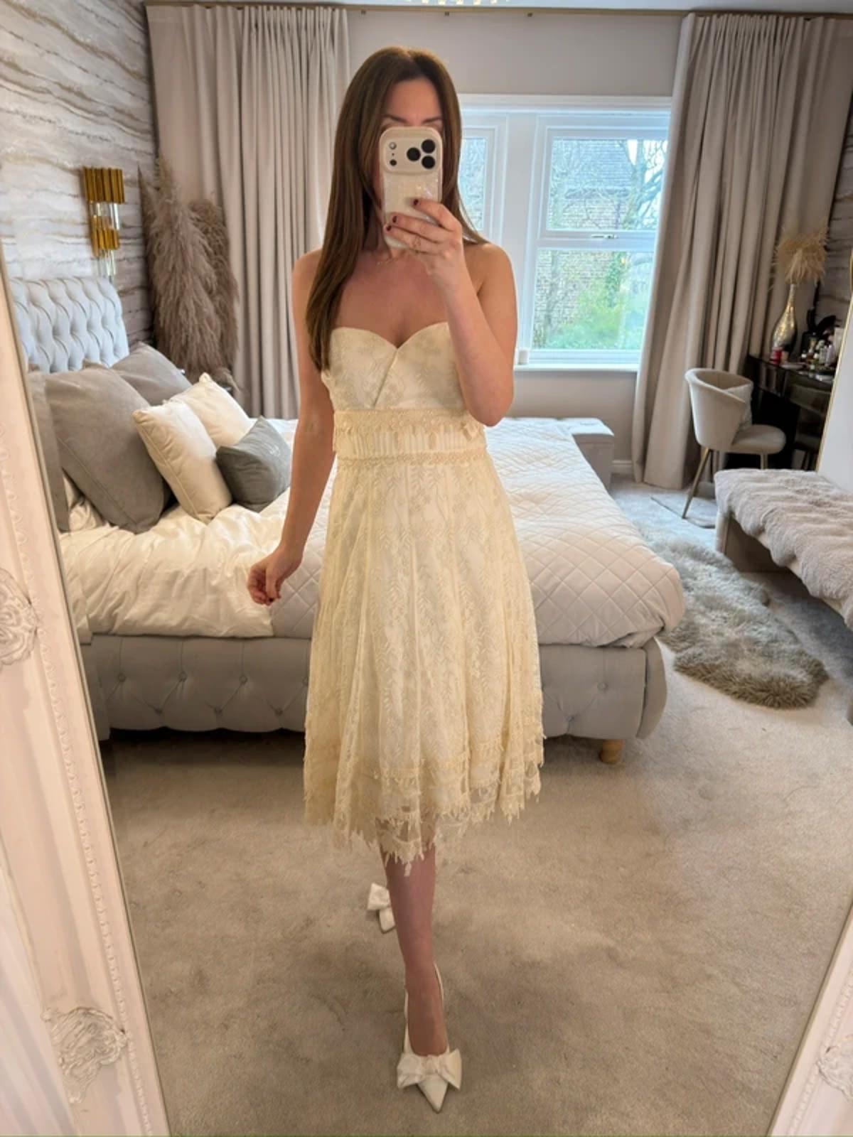 BNWT Coast Cream Lace Dress 12