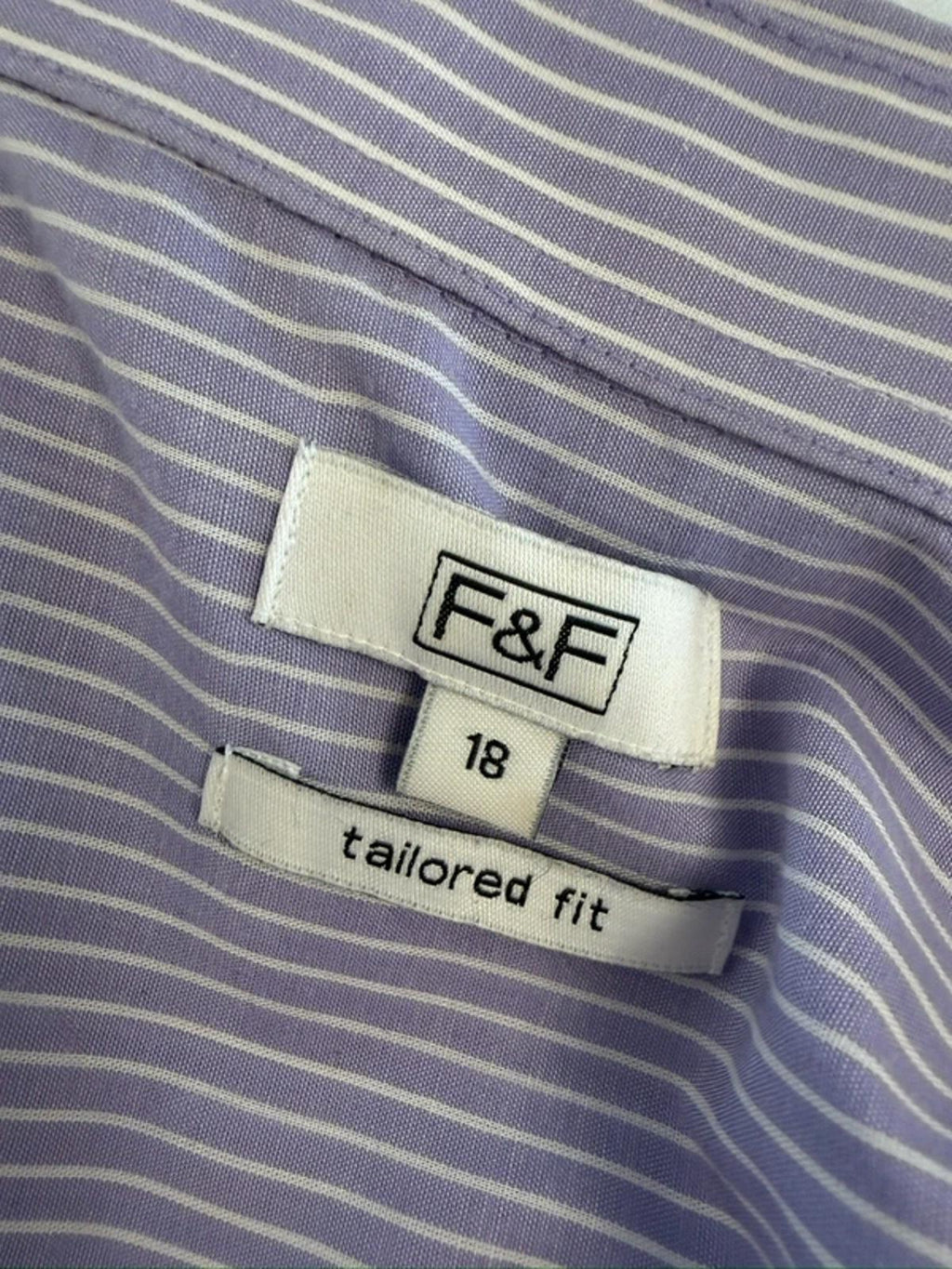 F&F Purple & White Stripe Shirt 18