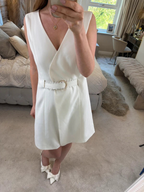 Ella Boo White Blazer / Blazer dress 8