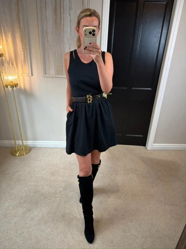 Vintage Kookai Black Mini Dress