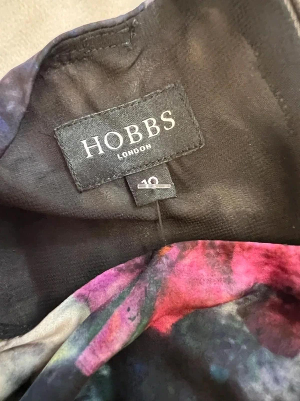 Hobbs Floral Peplum Dress 10