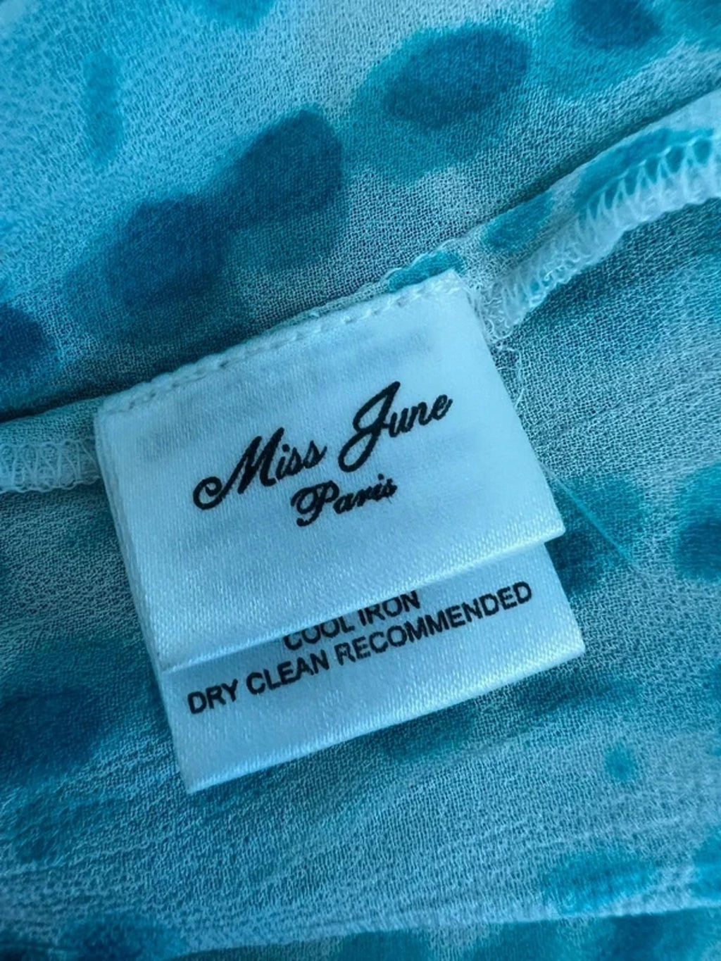 Miss June Sheer Green Kimono One Size