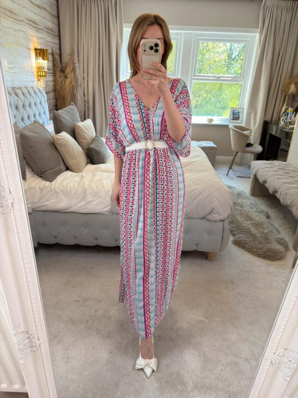 Papaya Multicoloured Maxi Dress 10