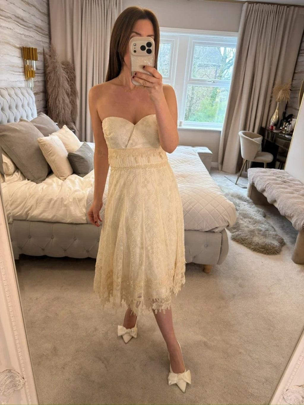 BNWT Coast Cream Lace Dress 12