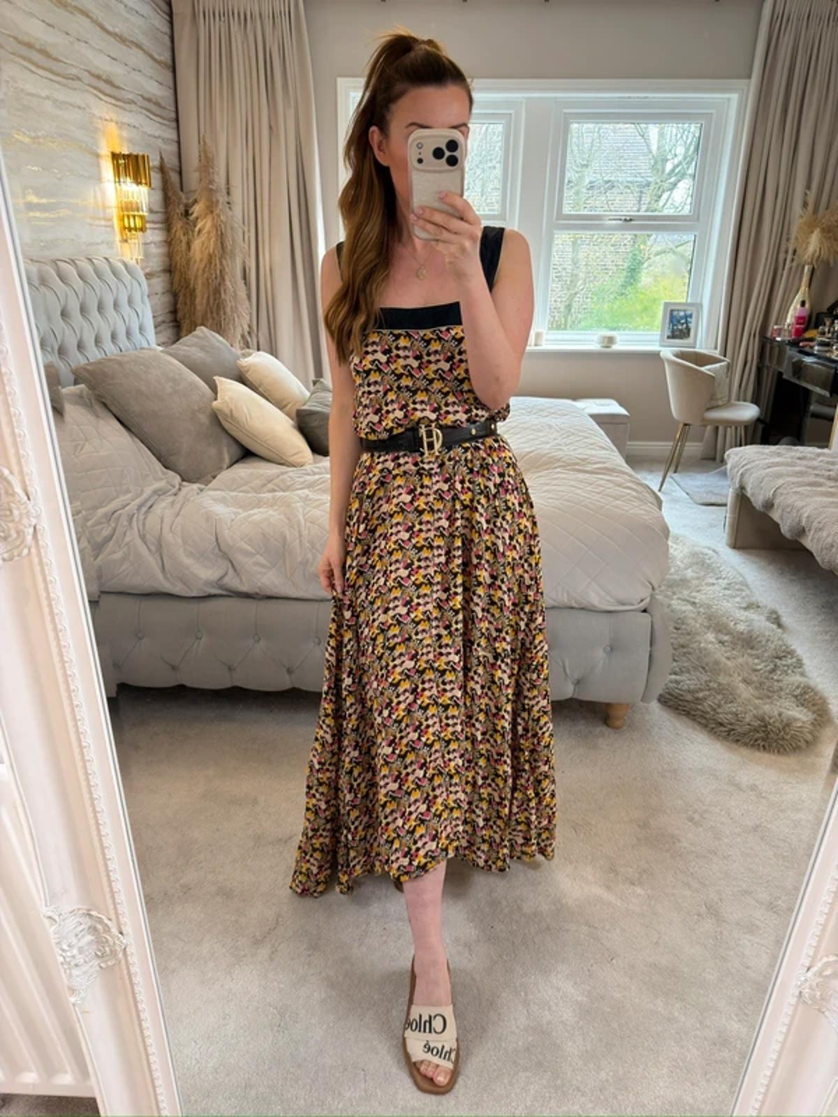 French Connection Multicoloured Midaxi Dress 12