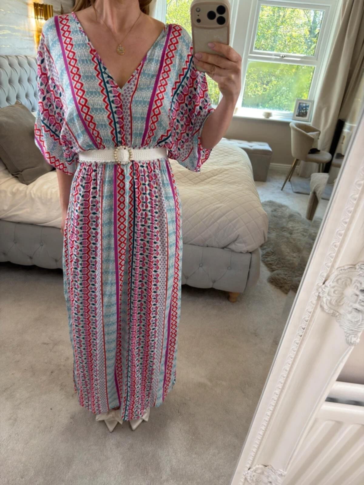 Papaya Multicoloured Maxi Dress 10