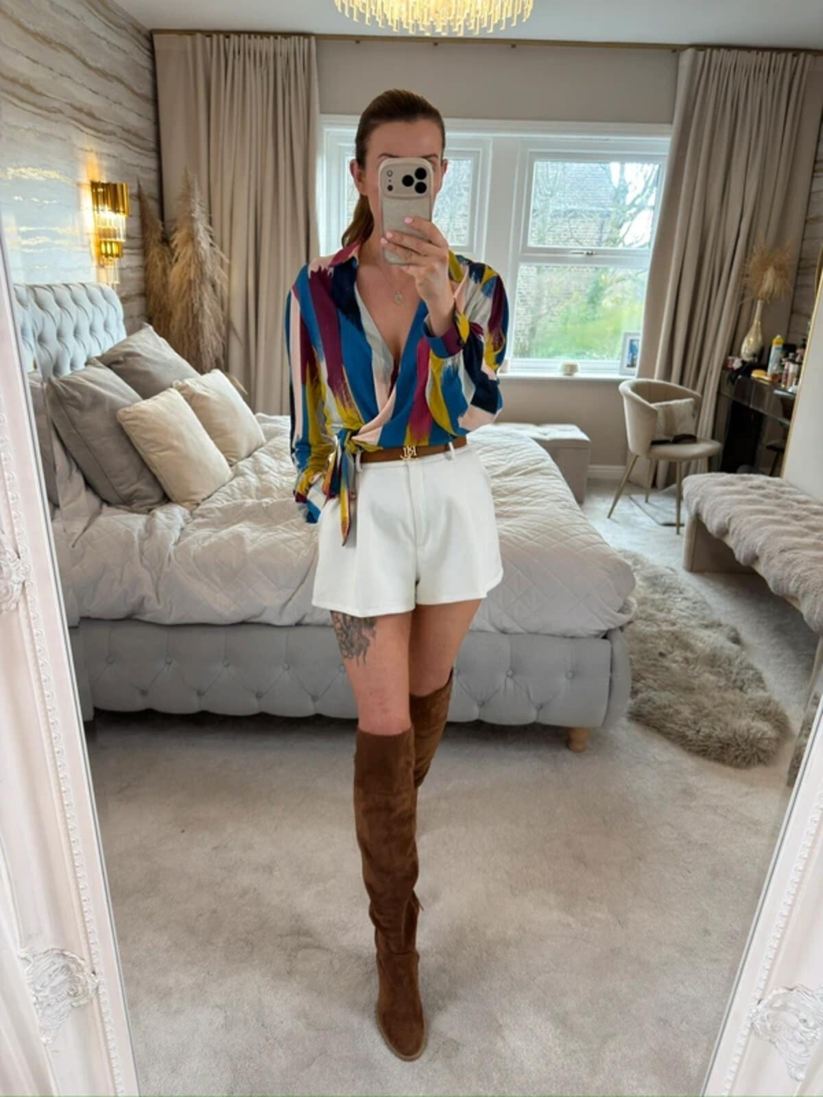 Monsoon Multicoloured Tie Side Blouse 16