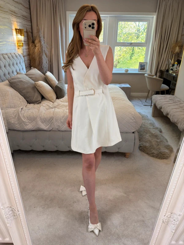 Ella Boo White Blazer / Blazer dress 8