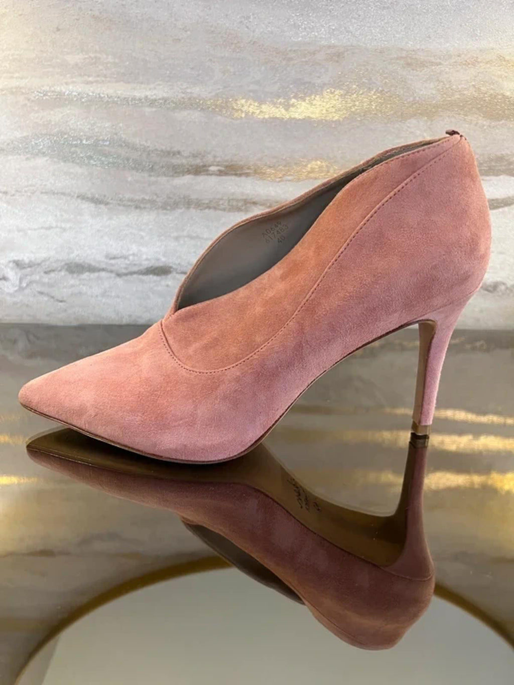 Boden Pink Suede Shoe Boots 40
