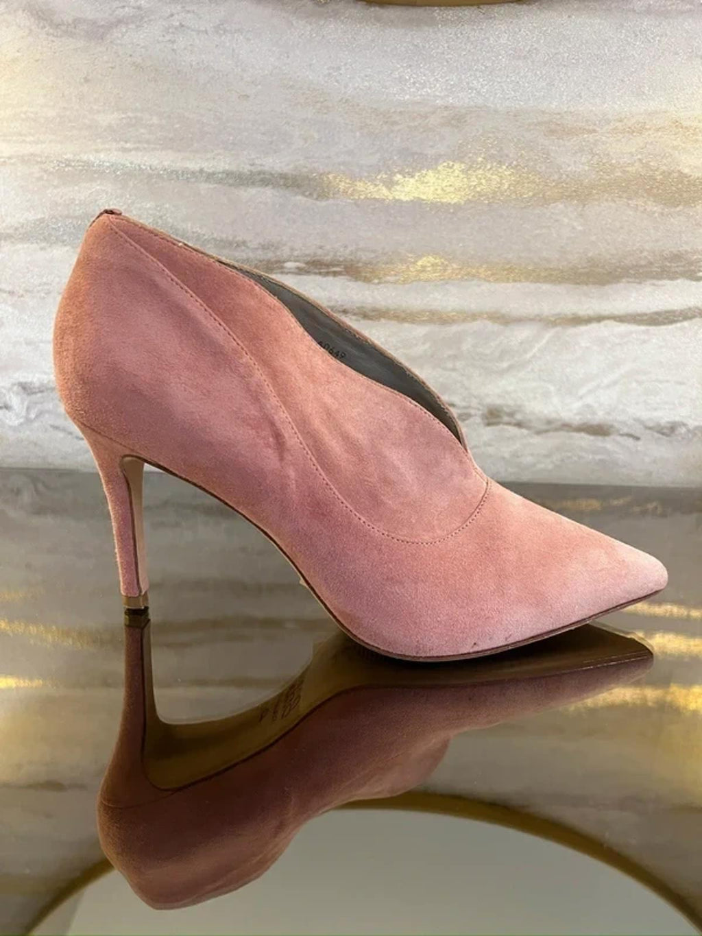 Boden Pink Suede Shoe Boots 40