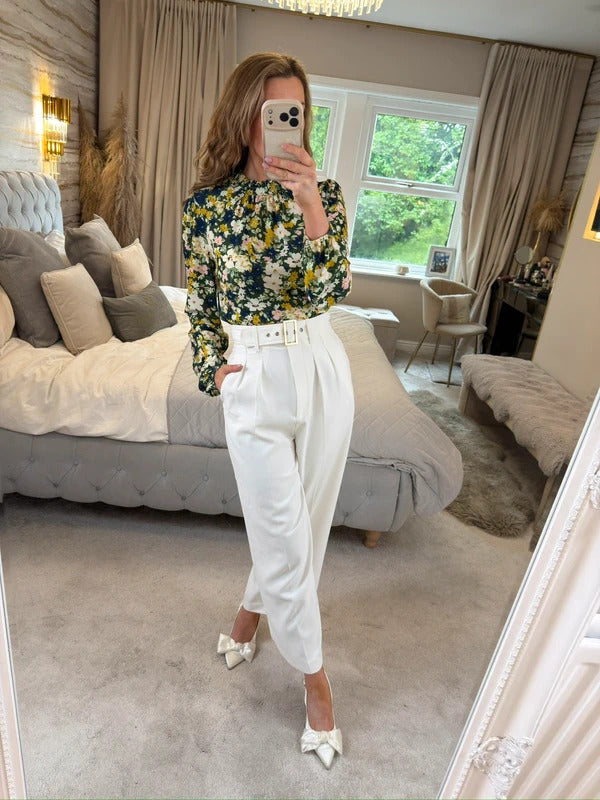 Oasis Multicoloured Floral Blouse Medium