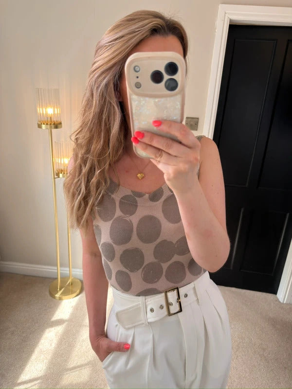 Kookai Dusky Pink Knitted Top Small